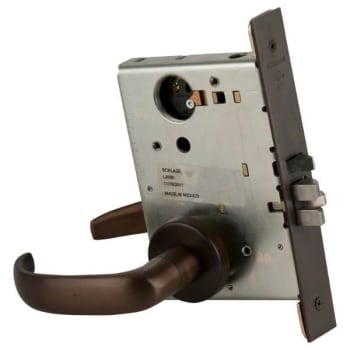 Schlage® L Series Passage Mortise Lock, Keyless, 17 Lever,  Oil Rubbed Bronze