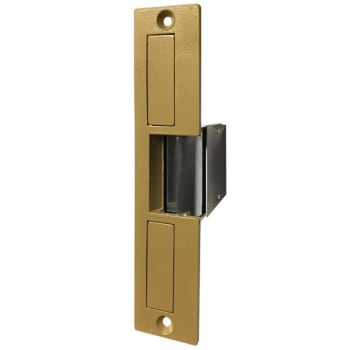 Trine 00 Series 8-16 Vac/4-6 Vdc Strike Plate (Sprayed Brass)