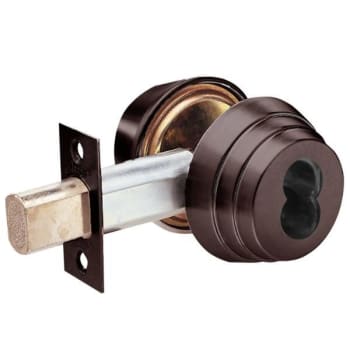 Image for Arrow™ E Series  Single Cylinder Deadbolt, Less Core, Oil Rubbed Bronze from HD Supply