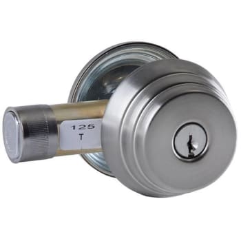 Image for Arrow™ E Series  Cylinder Only Deadbolt, A Keyway, Bright Chrome from HD Supply