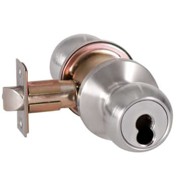 Image for Best® 6k Series  Storeroom Function Cylindrical Lockset, Satin Chrome T-Strike from HD Supply