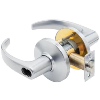 Image for Best® 9k Series Storeroom Function Cylindrical Lockset, 14 Lever, Satin Chrome from HD Supply