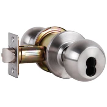 Image for Arrow™ Rk Series  Entrance Office Function Cylindrical Lockset, Stainless Steel from HD Supply