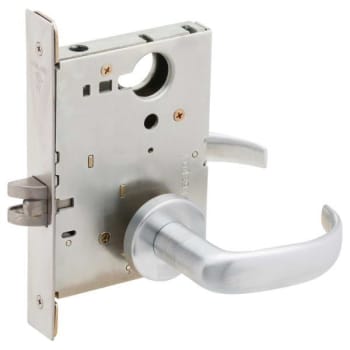 Image for Schlage® L Series Passage Mortise Lock, Keyless, 17 Lever,  Satin Chrome from HD Supply