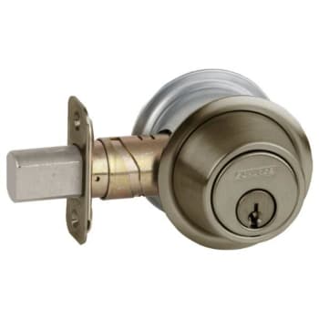 Image for Schlage® B500 Series  Single Cylinder Deadbolt, S123 Keyway, Antique Brass from HD Supply