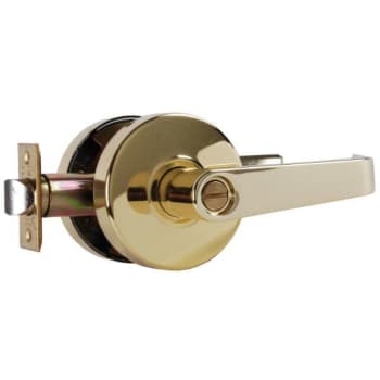 Arrow™ Rl Series  Privacy Function Cylindrical Lockset, Keyless, Bright Brass