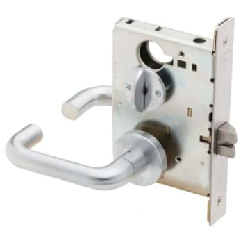 Image for Schlage® L Series Privacy Mortise Lock, Keyless, 03 Lever,  Satin Chrome , from HD Supply