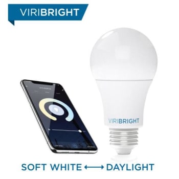 Viribright 9W A19 LED A-Line Bulb (2700K) (Tunable White)