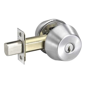 Yale D200 Series Grade 2 Double Cylinder Deadbolt, Satin Chrome