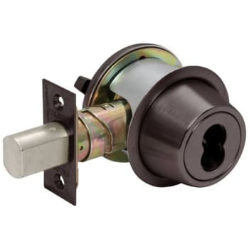 Image for Falcon D200 Series Grade 2 Single Cylinder Deadbolt, Less Core,bronze from HD Supply