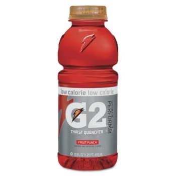 Gatorade G2 Perform 02 Low-Calorie, Fruit Punch, 20 Oz Bottle, Case Of 24