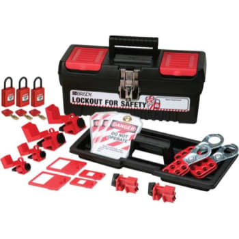 Image for Brady Personal Breaker Lockout Toolbox Kit With 3 Padlocks from HD Supply