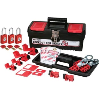 Image for Brady Personal Breaker Lockout Toolbox Kit With 3 Nylon Padlocks from HD Supply
