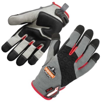 Ergodyne® Proflex® 710cr Heavy-Duty + Cut Resistance Gloves, Gray, Extra Large