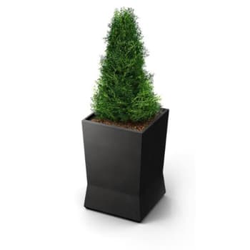 Image for Commercial Zone Products® Modtec® Series Medium Planter, 18 X 18 X 28, Satin Gunmetal from HD Supply