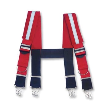 Ergodyne® Arsenal® 5093 Quick Adjust Suspenders-Reflective, Red, Large