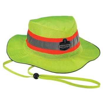 Image for Ergodyne® Chill-Its® Evaporative Class Headwear Hi-Vis Ranger Hat w/CT, Lime, Small/Medium from HD Supply