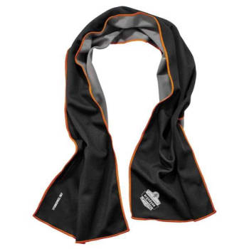 Image for Ergodyne® Chill-Its® 6602MF Evaporative Microfiber Cooling Towel, Black from HD Supply