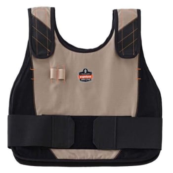 Image for Ergodyne® Chill-Its® 6215 Premium FR Phase Change Cooling Vest with Packs, Khaki, L/XL from HD Supply