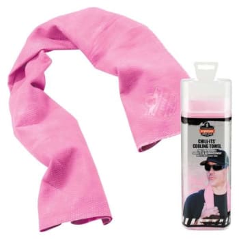 Image for Ergodyne® Chill-Its® 6602 Evaporative Cooling Towel, Pink from HD Supply