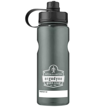 Ergodyne® Chill-Its® 5151 BPA-Free Water Bottle - 34Oz/1000ml, Black, 1 Liter