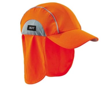 Image for Ergodyne® Chill-Its® 6650 High Performance Hat w/Neck Shade, Orange from HD Supply