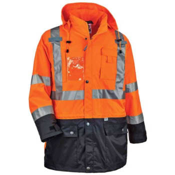 Image for Ergodyne® GloWear® 8386 Type R Class 3 Outer Shell Jacket, Orange, L from HD Supply