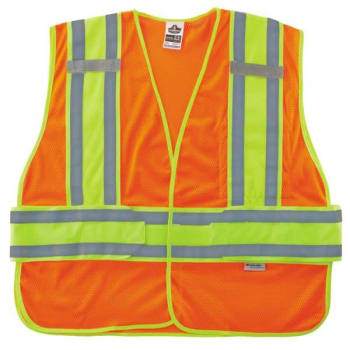 Image for Ergodyne® GloWear® 8240HL Type R Class 2 Two-Tone Expandable Vest, Orange, XL/2XL from HD Supply