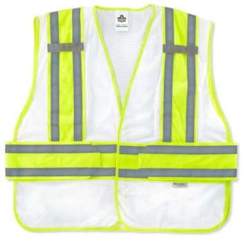 Image for Ergodyne® GloWear® 8240HL-NC Non-Certified Two-Tone Expandable Vest, White, XL/2XL from HD Supply