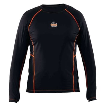 Image for Ergodyne® N-Ferno® 6435 Thermal Base Layer Long Sleeve Shirt, Black, 3xl from HD Supply