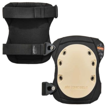Image for Ergodyne® ProFlex® 325 Non-Marring Rubber Cap Knee Pads, Tan Cap from HD Supply