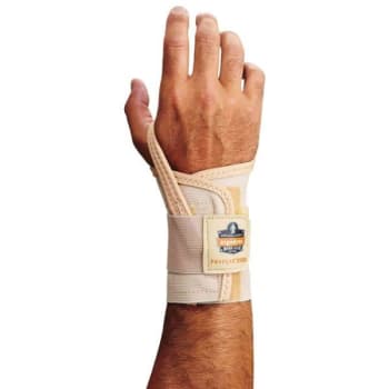 Image for Ergodyne® ProFlex® 4000 Single Strap Wrist Support, Tan, Medium-Left from HD Supply