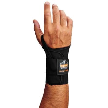 Image for Ergodyne® Proflex® 4000 Single Strap Wrist Support, Black, S-Right from HD Supply