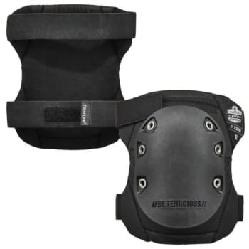 Ergodyne® Proflex® 335hl Slip Resistant Rubber Cap Knee Pads, Black Cap