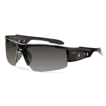 Image for Ergodyne® Skullerz® Dagr Safety Glasses/Sunglasses, Black, Smoke Lens from HD Supply