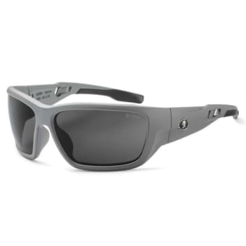 Image for Ergodyne® Skullerz® Baldr Safety Glasses/Sunglasses, Matte Gray, Polarized Smoke Lens from HD Supply