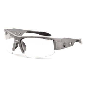 Image for Ergodyne® Skullerz® Dagr Safety Glasses/Sunglasses, Matte Gray, Clear Lens from HD Supply