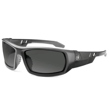 Image for Ergodyne® Skullerz Skull Safety Glasses/Sunglasses, Matte Black, Smoke Lens from HD Supply