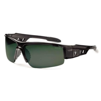 Ergodyne® Skullerz® Dagr Safety Glasses/Sunglasses, Black, Polarized G15 Lens