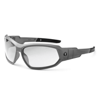 Image for Ergodyne® Skullerz® Loki Safety Glasses/Sunglasses, Matte Gray, Anti-Fog Clear Lens from HD Supply