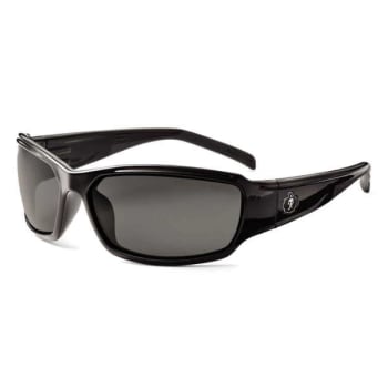Image for Ergodyne® Skullerz® Thor Safety Glasses/Sunglasses, Black, Anti-Fog Smoke Lens from HD Supply