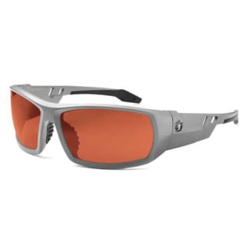 Image for Ergodyne® Skullerz® Odin Safety Glasses/Sunglasses, Matte Gray, Polarized Copper Lens from HD Supply