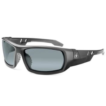 Image for Ergodyne® Skullerz® Odin Safety Glasses/Sunglasses, Matte Black, Silver Mirror Lens from HD Supply