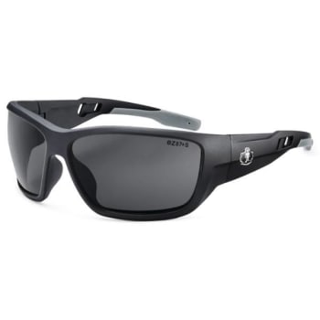 Image for Ergodyne® Skullerz® Baldr Safety Glasses/Sunglasses, Matte Black, Smoke Lens from HD Supply