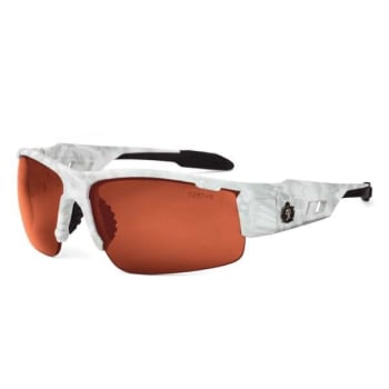 Image for Ergodyne® Skullerz® Dagr Safety Glasses/Sunglasses, Kryptek Yeti, Copper Lens from HD Supply