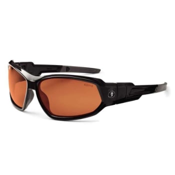 Image for Ergodyne® Skullerz® Loki Safety Glasses/Sunglasses, Black, Copper Lens from HD Supply