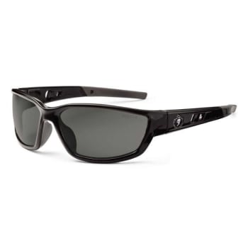 Image for Ergodyne® Skullerz® Kvasir Safety Glasses/Sunglasses, Black, Smoke Lens from HD Supply