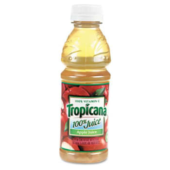 Image for Tropicana 100% Juice, Apple, 10oz Bottle, Case Of 24 from HD Supply