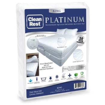Image for Cleanrest® Platinum Encasing Mattress Pad, King from HD Supply