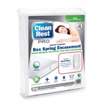 Image for CleanRest Pro Box Spring Encasement, King, Case of 3 (2-Pack) from HD Supply